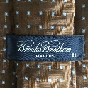 Men’s Brooks Brothers Brown/Light Blue Tie